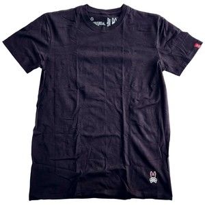 Psycho Bunny Shirt Men's Size Small Cotton Black Lightweight Bunny Logo Classic